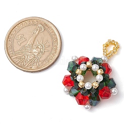 Christmas Glass Pendants&nbsp;PALLOY-JF03010-03