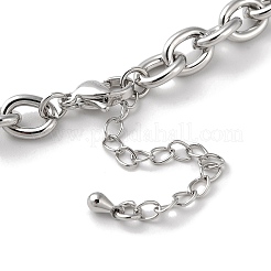 Rack Plating Brass Graduated Beaded Necklaces & Round Ball Link Chain Bracelets&nbsp;SJEW-H066-01P