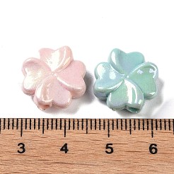 UV Plated Iridescent Opaque Acrylic Beads&nbsp;OACR-G033-01