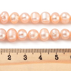 Natural Cultured Freshwater Pearl Beads Strands&nbsp;PEAR-C003-09E