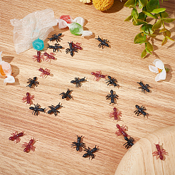 2 Bags 2 Colors Halloween Plastic Simulation Ant&nbsp;DJEW-NB0001-32
