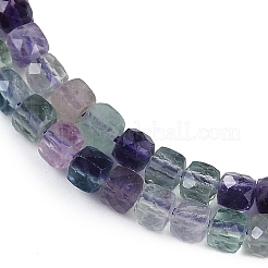 Natural Colorful Fluorite Beads Strands&nbsp;G-P553-E01-03