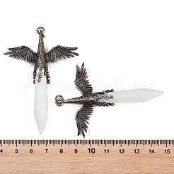 Natural & Synthetic Mixed Stone Faceted Pointed Bullet Shaped Big Pendants&nbsp;G-T145-01R