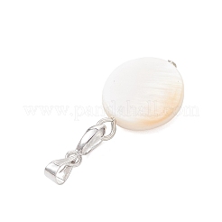 Natural Freshwater Shell Pendants&nbsp;PALLOY-JF05018