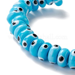 Handmade Evil Eye Lampwork Beads&nbsp;LAMP-F021-01D