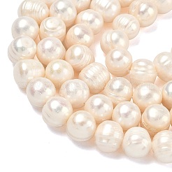 Natural Cultured Freshwater Pearl Beads Strands&nbsp;PEAR-L034-12B