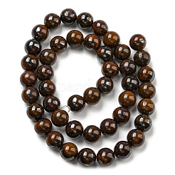 Natural Yellow Tiger Iron Beads Strands&nbsp;G-C079-A03-02