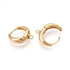 Brass Hoop Earring Finding&nbsp;KK-N261-54G