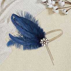 Alloy Rhinestone Headbands&nbsp;OHAR-WH20014-002A
