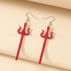 Trishula Acrylic Dangle Earrings&nbsp;FS-WG1653B-01