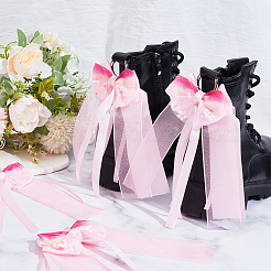 Alloy & Ribbon Ornament Accessories Shoe Charms&nbsp;DIY-CY0002-96A