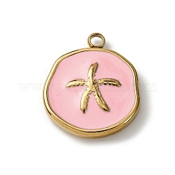 304 Stainless Steel Enamel Pendants&nbsp;STAS-A121-05B-G