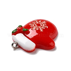 Opaque Resin Pendants&nbsp;RESI-D055-009P