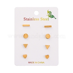 304 Stainless Steel Stud Earring Kits&nbsp;EJEW-H142-01G