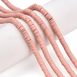 Handmade Polymer Clay Bead Strands&nbsp;CLAY-S094-6mm-A01