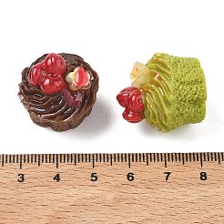 Opaque Resin Cabochons&nbsp;CRES-A063-02
