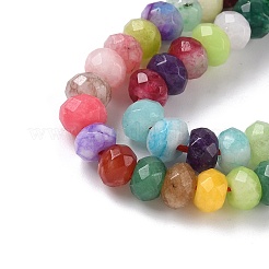 Natural Dyed White Jade Beads Strands&nbsp;X-G-F753-06C