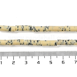 Imitation Dalmatian Porcelain Beads Strands&nbsp;PORC-H011-05