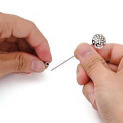 Brass Sieve Brooch Pins&nbsp;KK307-NF