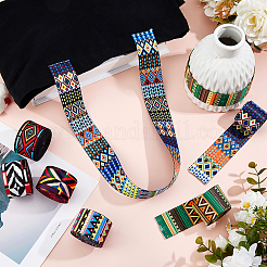 6Pcs 6 Colors Polyester Ribbons&nbsp;OCOR-FH0001-48B