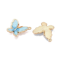 Rack Plating Alloy Enamel Pendants&nbsp;ENAM-N056-364KCG-04