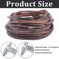5M Flat Cowhide Cord&nbsp;OCOR-CL0001-10C