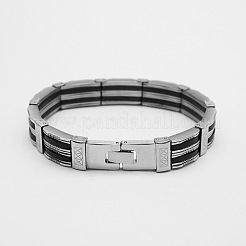 304 Stainless Steel Punk Rock Chain Bracelets for Men&nbsp;WG87BE9-01