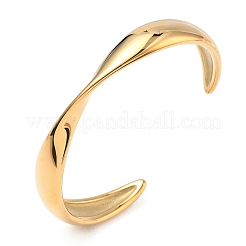 304 Stainless Steel Cuff Bangles&nbsp;BJEW-B158-05G-01