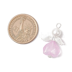 Alloy Acrylic Angel Pendants&nbsp;PALLOY-JF04142