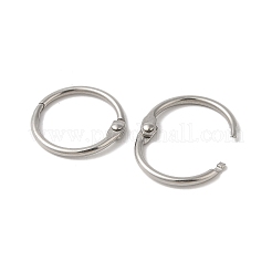 Non-Tarnish 304 Stainless Steel Loose Leaf Book Binder Hinged Rings&nbsp;STAS-S127-02P-01