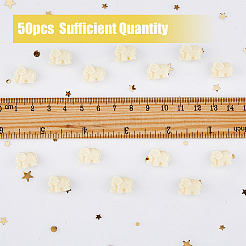 50Pcs Synthetic Coral Beads&nbsp;CORA-HY0001-01