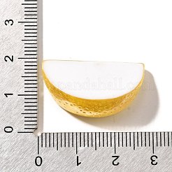 Electroplate UV Plating Opaque Fruit Resin Cabochons&nbsp;LS-CRES-U004-03H