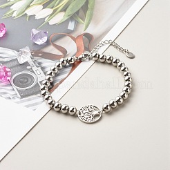 Tarnish Resistant Tree of Life Link Bracelets for Men Women&nbsp;BJEW-JB06686