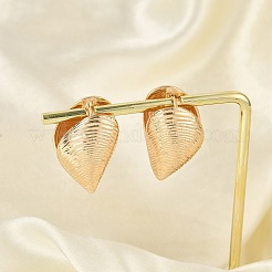 Brass Hoop Earrings for Women&nbsp;EJEW-U041-06G