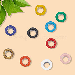 200 Sets 10 Colors Iron Grommet Eyelet Findings&nbsp;SCRA-GF0001-10B-03