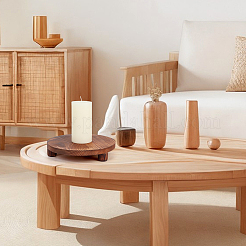 Round Wood Display Riser Stands&nbsp;AJEW-WH0410-253