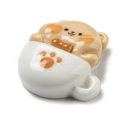 Coffee Theme Resin Decoden Cabochons&nbsp;CRES-I029-03B