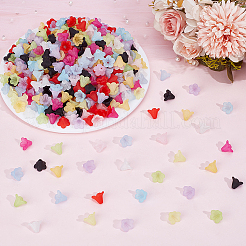 600Pcs 12 Colors Frosted Opaque Acrylic Beads&nbsp;OACR-ME0001-20