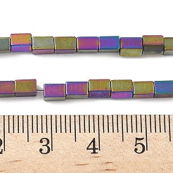Electroplated Synthetic Magnetic Hematite Beads Strands&nbsp;G-A263-C01-02