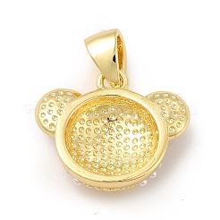 Rack Plating Brass Enamel Pendants&nbsp;KK-E072-19G