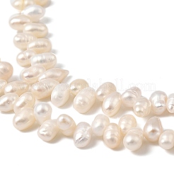 Natural Cultured Freshwater Pearl Beads Strands&nbsp;PEAR-I007-04A-01A