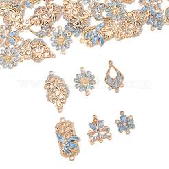 36Pcs 6 Styles Alloy Chandelier Component Links&nbsp;FIND-FS0004-43