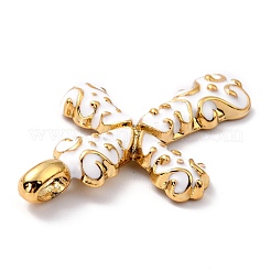 Rack Plating Alloy Enamel Big Pendants&nbsp;ZIRC-I054-25G