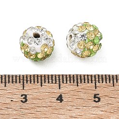 Handmade Polymer Clay Rhinestone Beads&nbsp;RB-CBAFAF8-01D