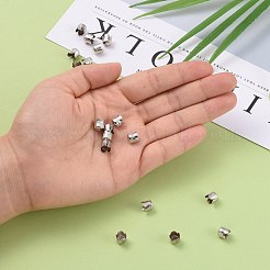 Platinum Iron Flower Bead Caps&nbsp;X-IFIN-015Y-N
