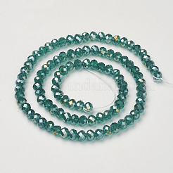 Electroplate Glass Beads&nbsp;GR6MM-AB