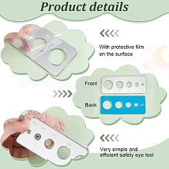 Acrylic Safety Eye Insertion Tool for Toy Making&nbsp;TOOL-WH0127-45D