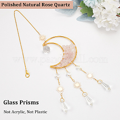 Crystal Chandelier Glass Bullet Pendant Decorations&nbsp;HJEW-PH01778-04