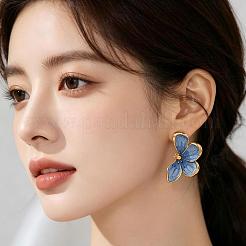 Zinc Alloy Enamel Stud Earrings for Women&nbsp;TW5605-2