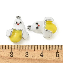 UV Plating Alloy Enamel Pendants&nbsp;FIND-M033-29P